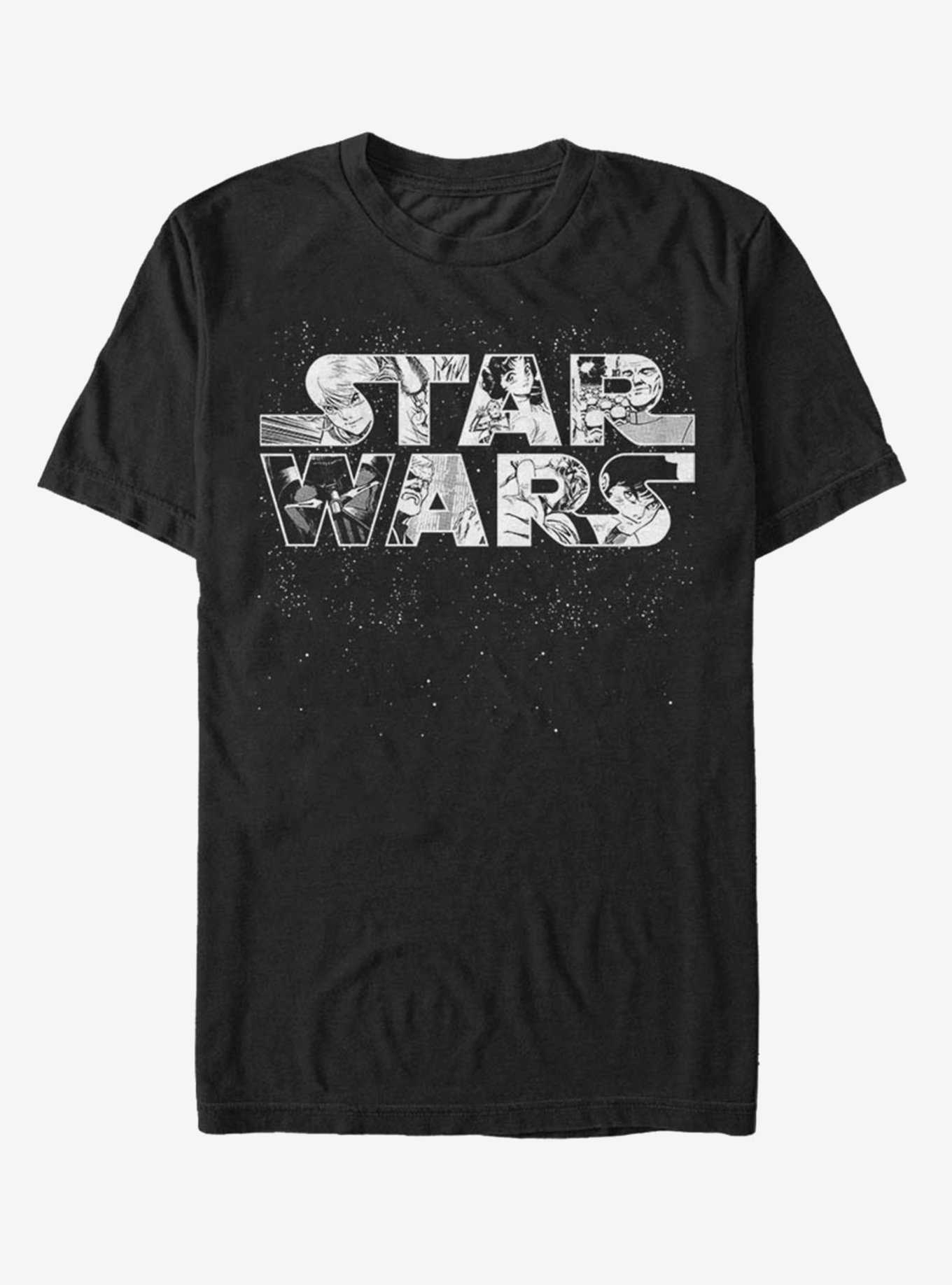 Star Wars Anime Logo T-Shirt, , hi-res