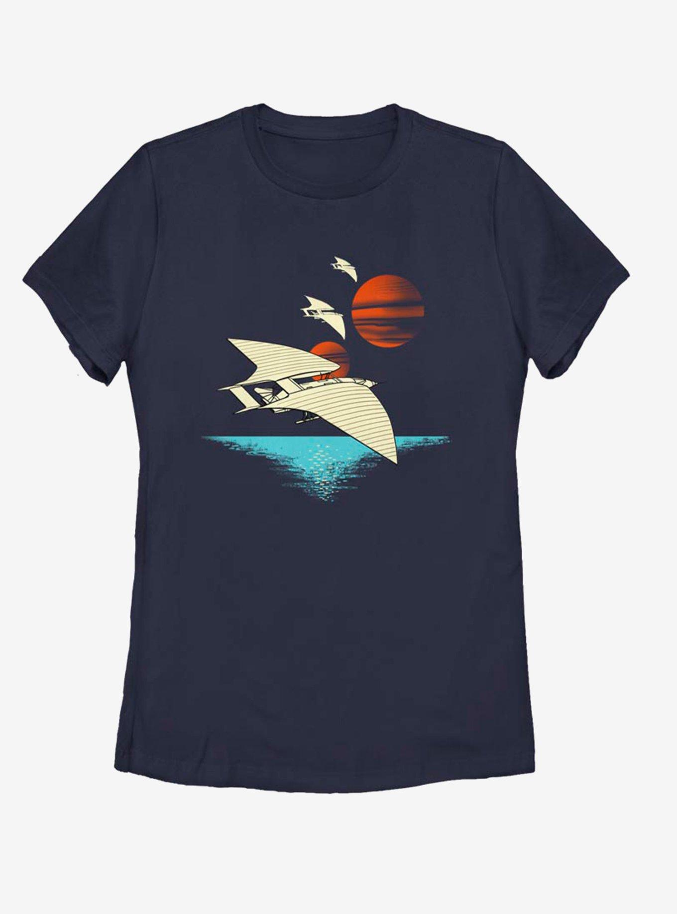 Solo: A Star Wars Story Lando Pattern Big Chance Womens T-Shirt, NAVY, hi-res