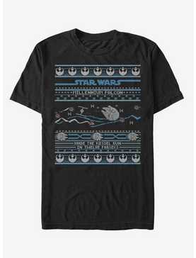 Star Wars Falcon Attack Ugly Sweater T-Shirt, , hi-res