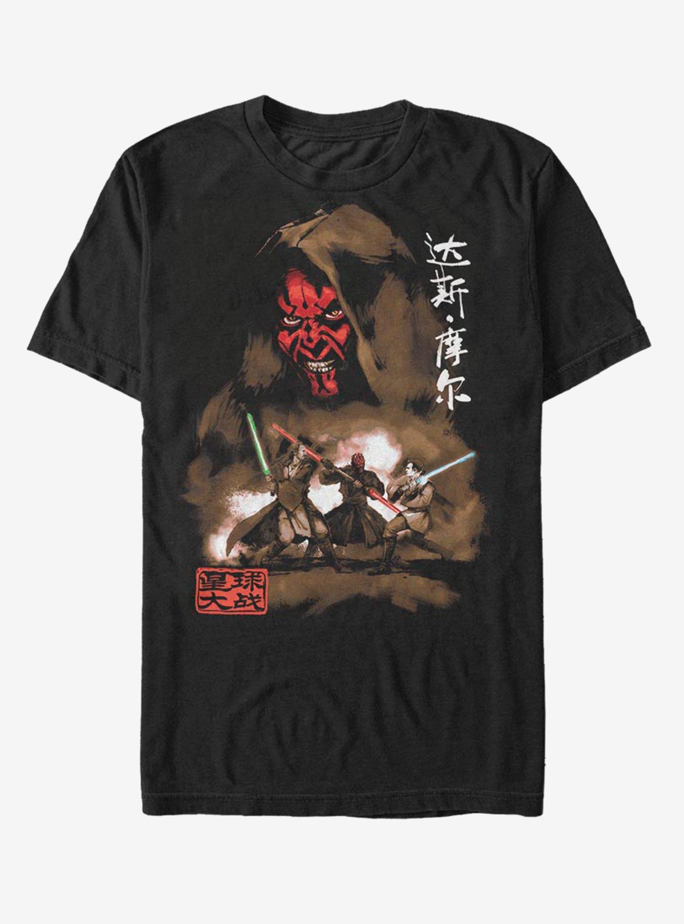 Star Wars Maul Battle T-Shirt, BLACK, hi-res
