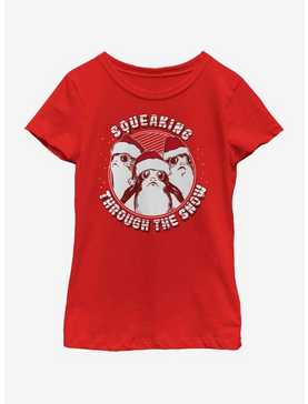 Star Wars: The Last Jedi Squeaking Through the Snow Youth Girls T-Shirt, , hi-res