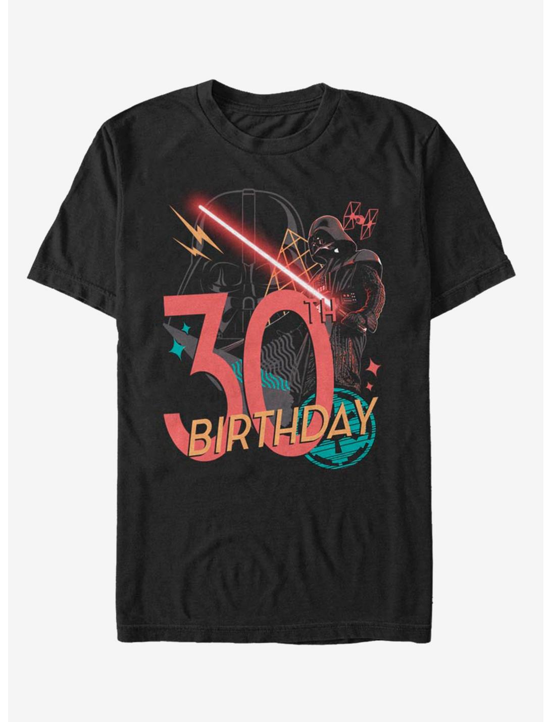 Star Wars Vader 30th Birthday T-Shirt, BLACK, hi-res