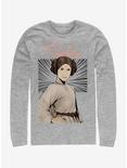 Star Wars Leia Fearless Long-Sleeve T-Shirt, ATH HTR, hi-res