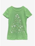 Star Wars Ornament Tree Youth Girls T-Shirt, GRN APPLE, hi-res