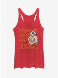 Star Wars: The Force Awakens This Is How We Roll Front Womens Tank Top, RED HTR, hi-res