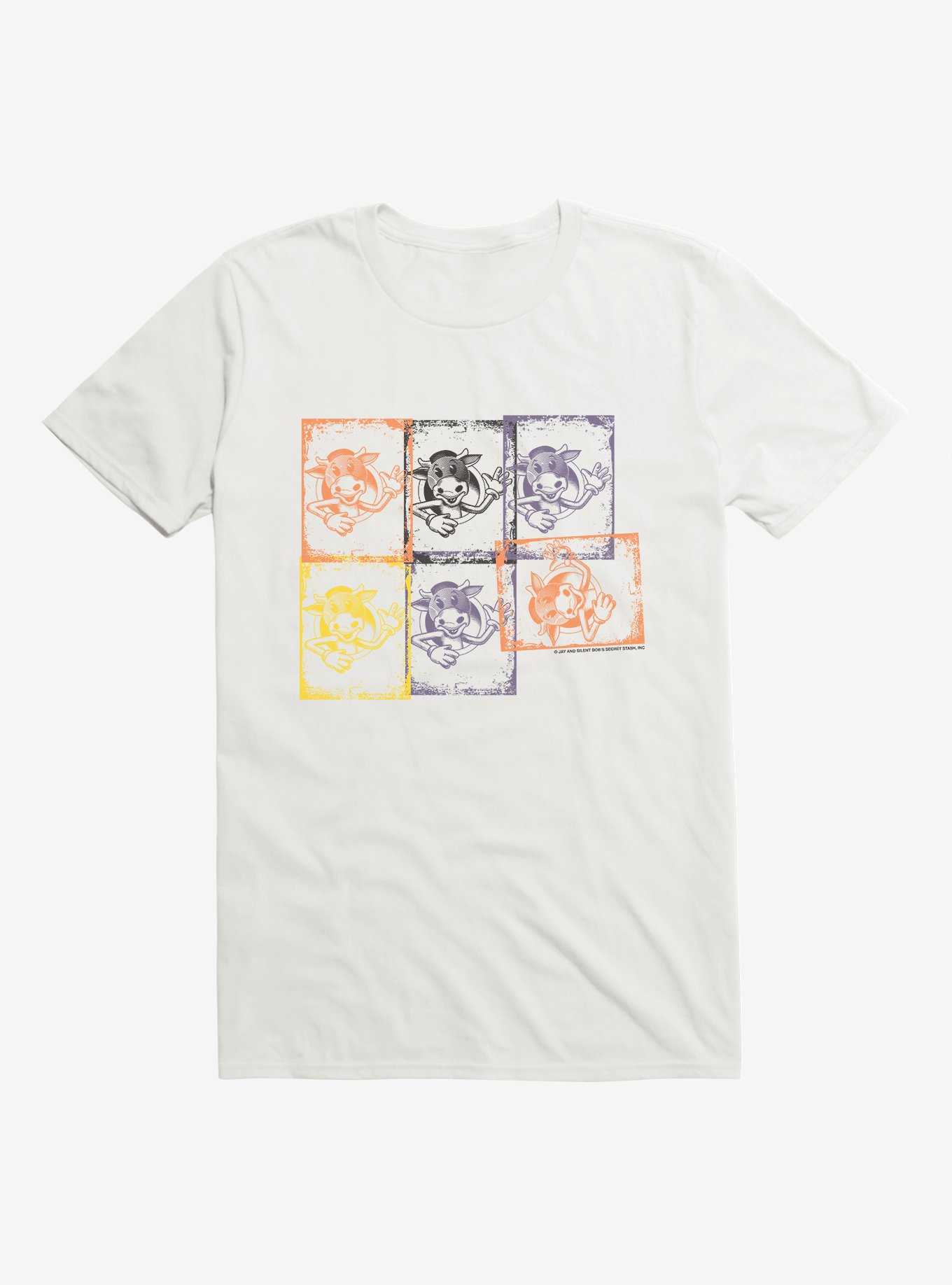 Jay And Silent Bob Reboot Mooby Logo Squares T-Shirt, WHITE, hi-res