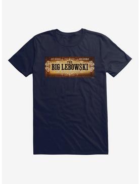 The Big Lebowski Logo Credits T-Shirt, NAVY, hi-res