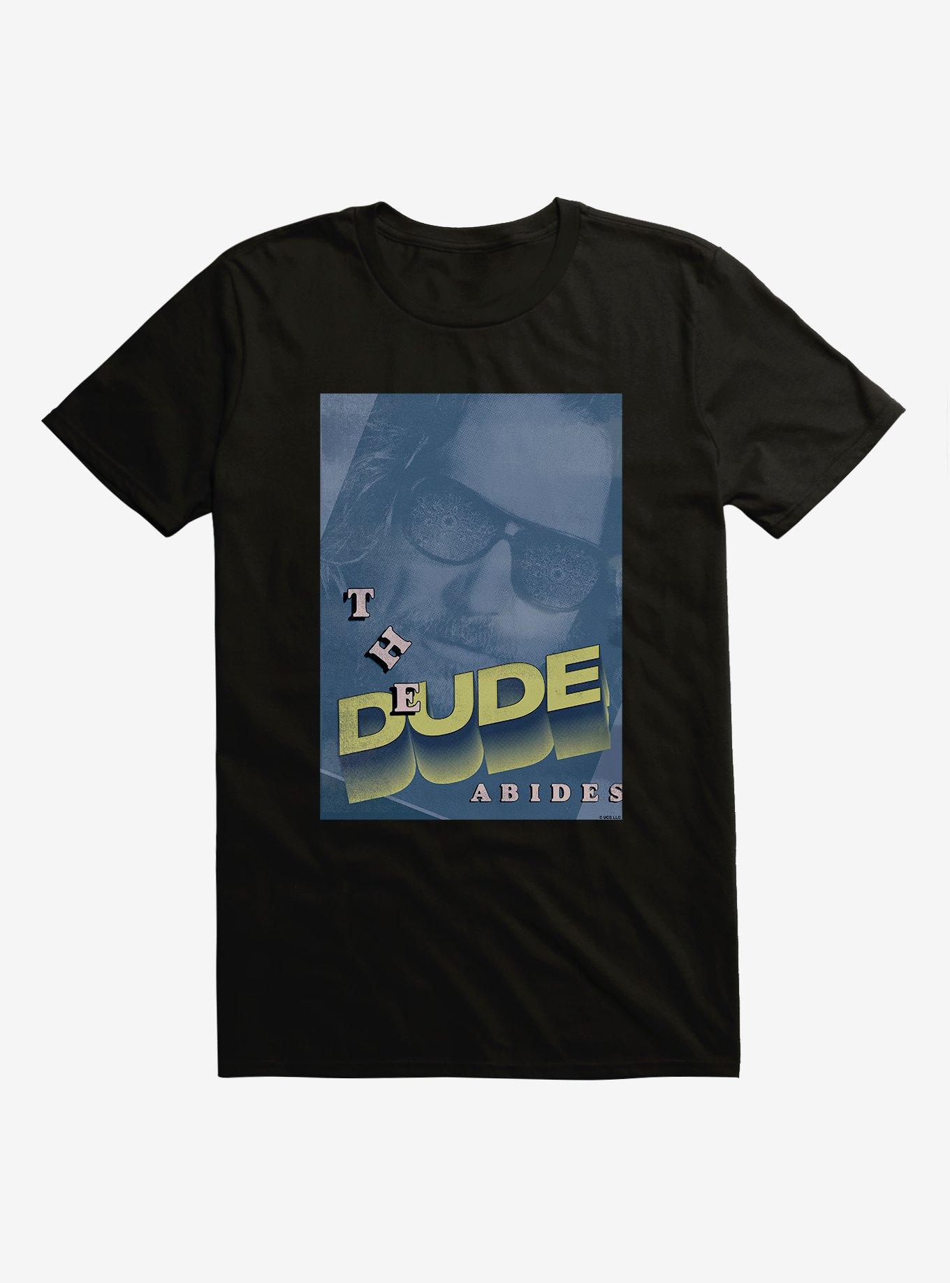 The Big Lebowski Dude Abides Bold T-Shirt