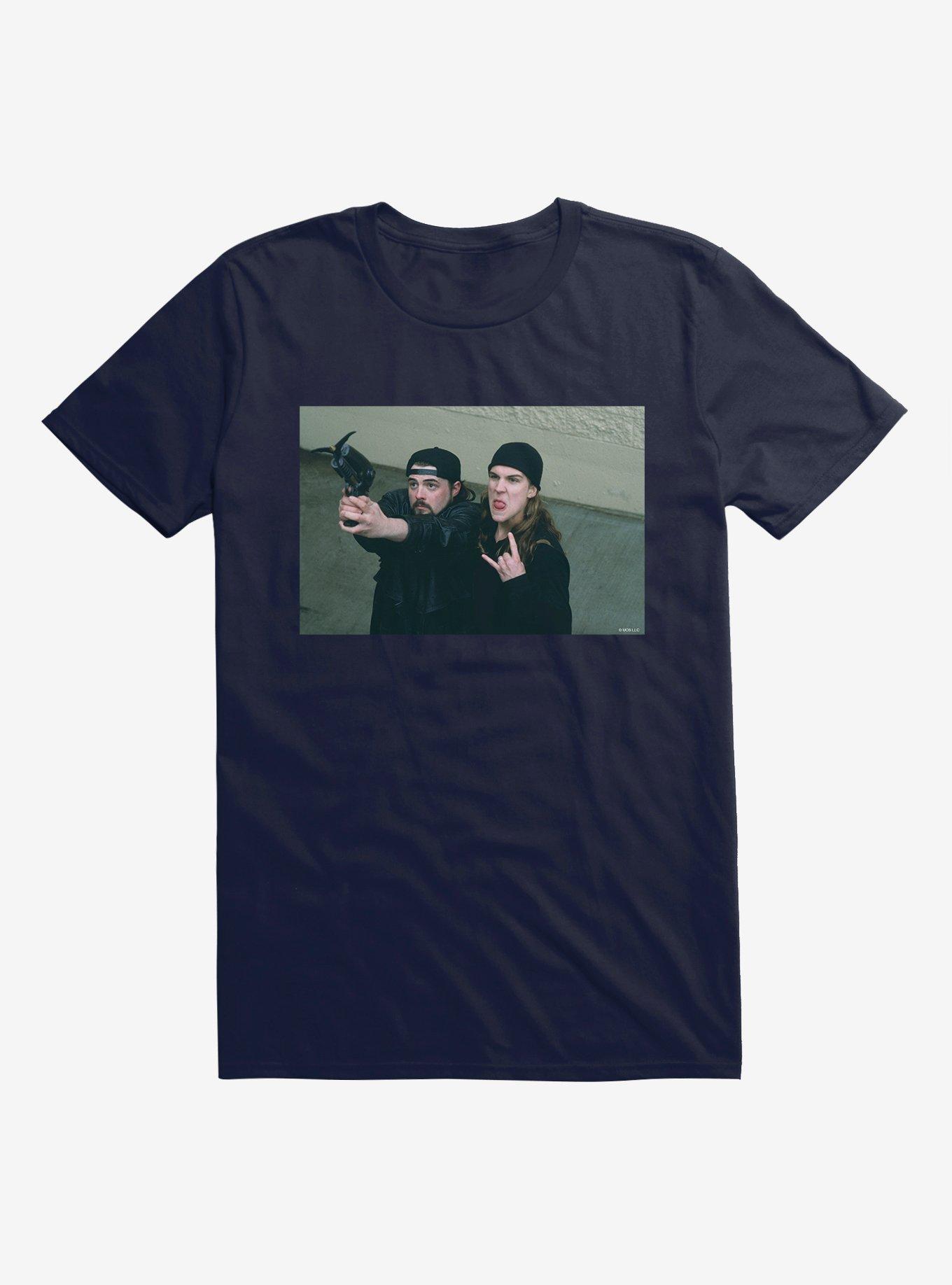 Mallrats Jay And Silent Bob  T-Shirt, NAVY, hi-res