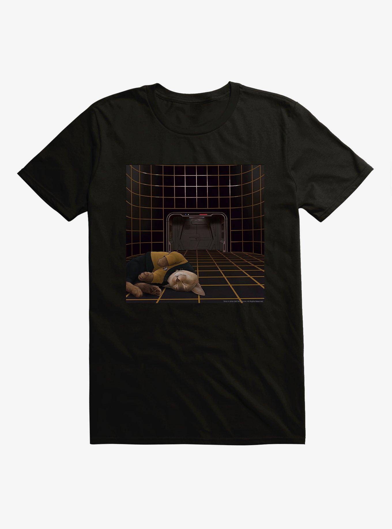 Star Trek The Next Generation Cats Barclay Cat Nap T-Shirt | BoxLunch