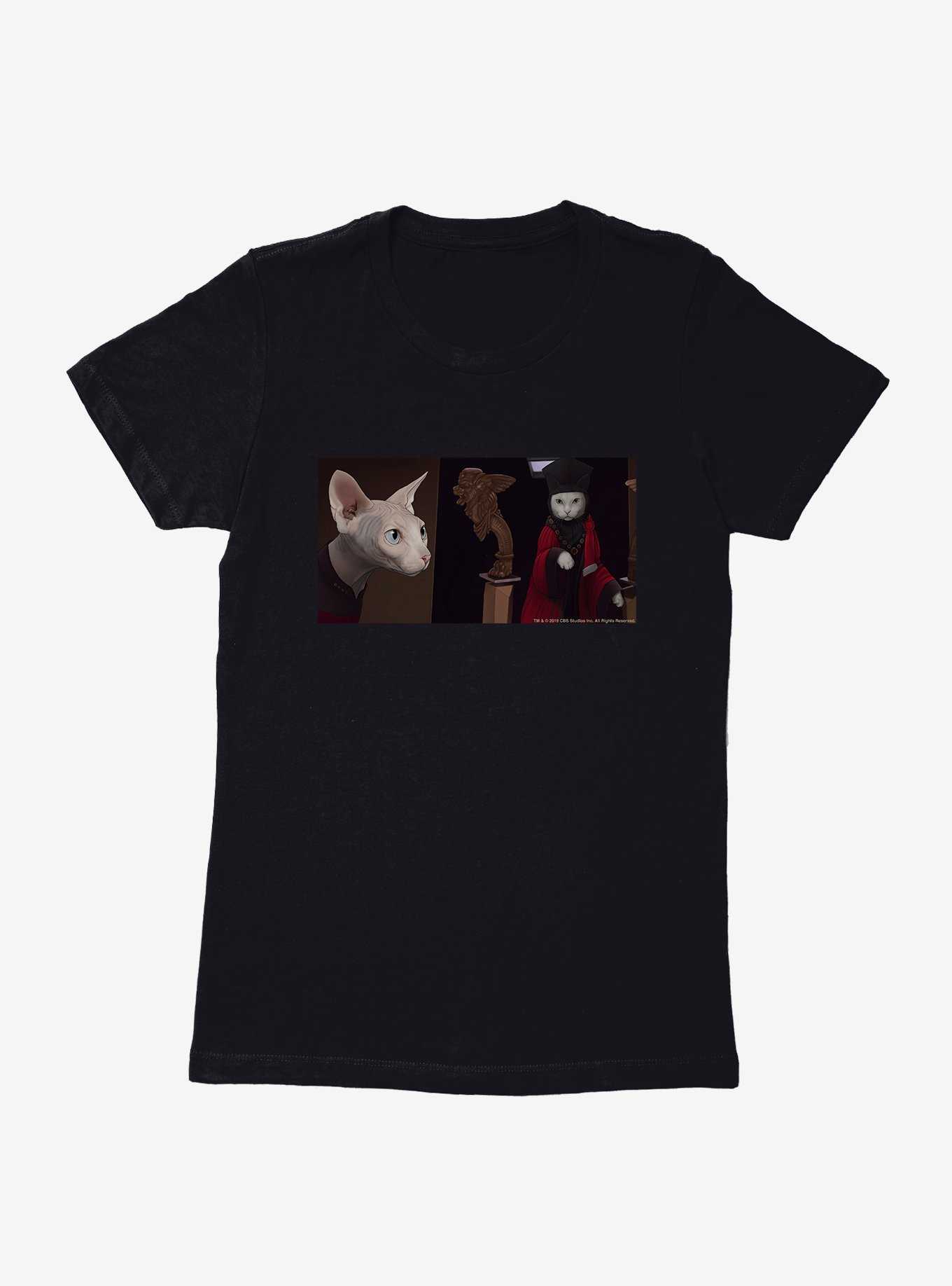 Star Trek The Next Generation Cats Picard Intimidate Womens T-Shirt, , hi-res