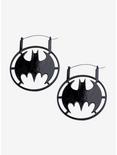 DC Comics Batman with Steel Plug Hoop Earrings, , hi-res