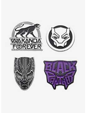 Marvel Black Panther Wakanda Forever Enamel Pin Set, , hi-res