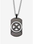 Marvel Black X-Men Dog Tag Pendant with Stainless Steel Chain, , hi-res