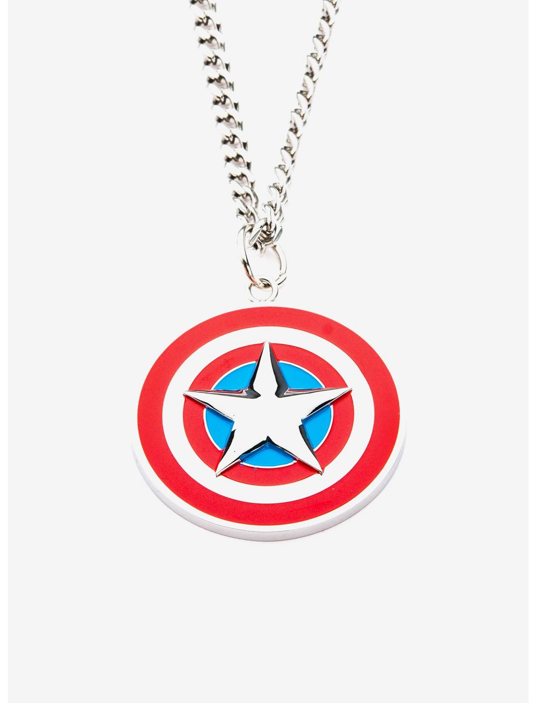 Marvel Captain America 3D StarSteel Necklace, , hi-res