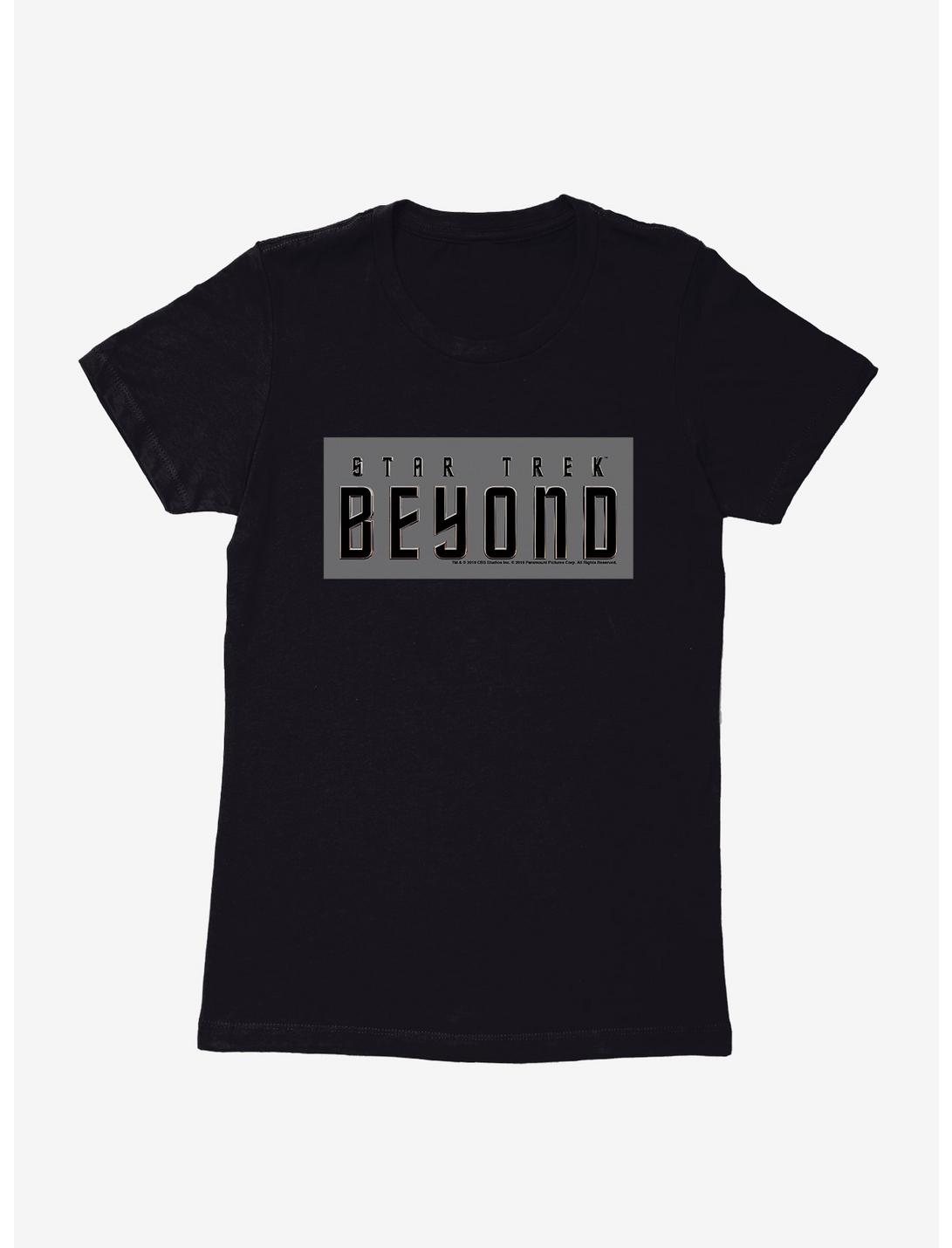 Star Trek Beyond Gray Square Logo Womens T-shirt, BLACK, hi-res