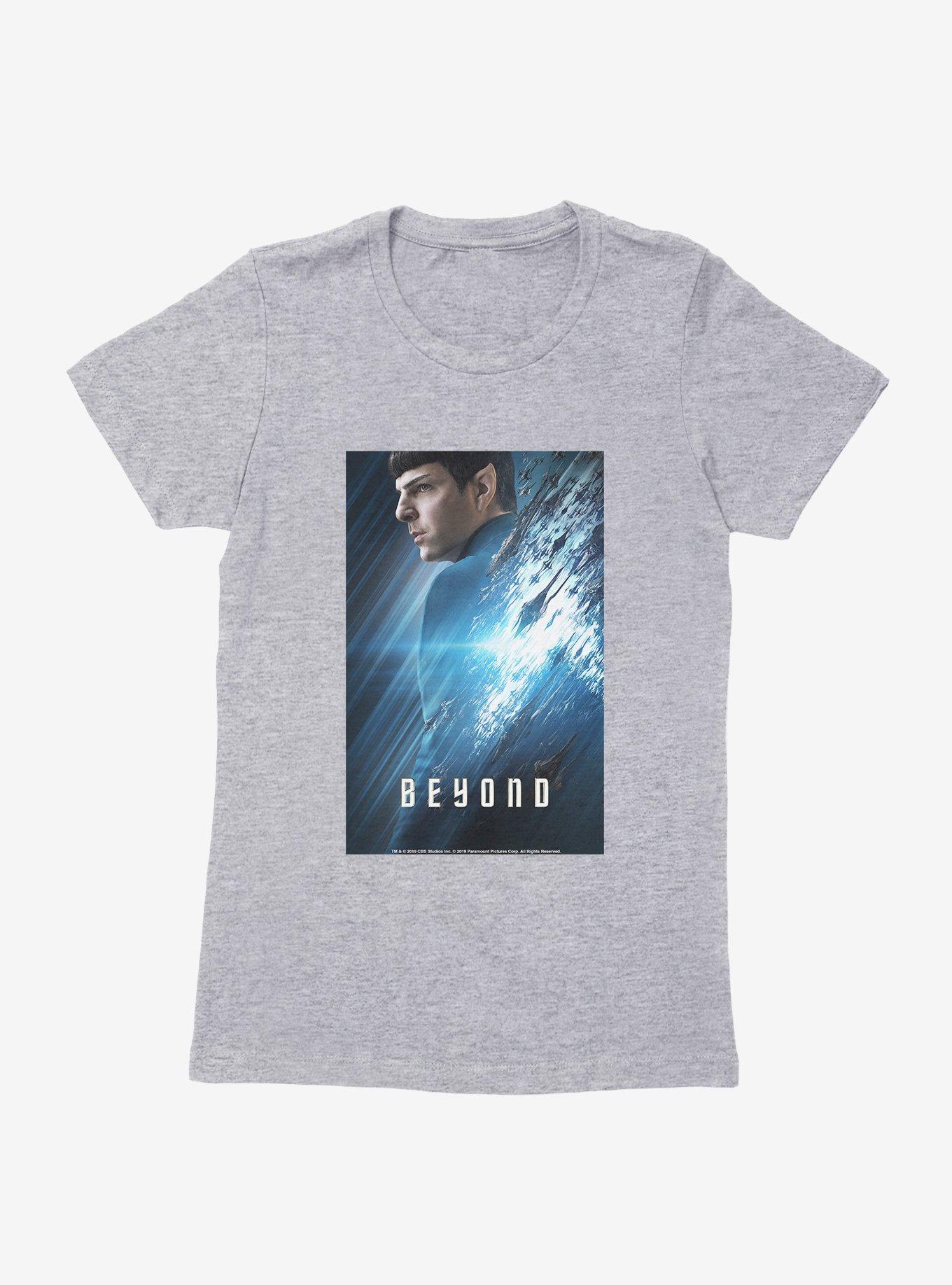 Star Trek Beyond Spock Teaser Poster Womens T-Shirt, HEATHER, hi-res