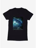 Star Trek Ship Flight Blue Womens T-Shirt, BLACK, hi-res