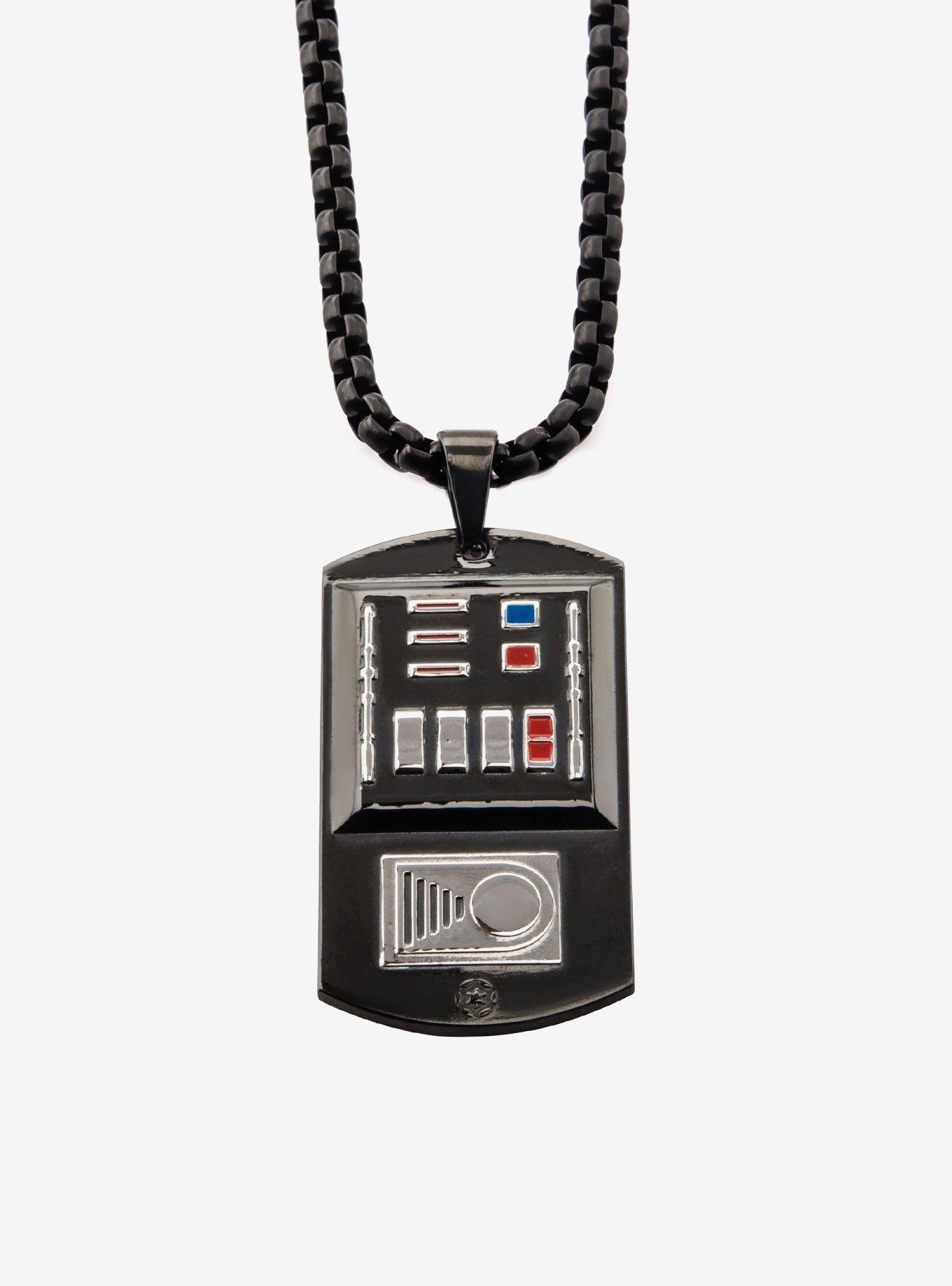 Star Wars 316L Stainless Steel Death Star Pendant with 24" Steel Chain, , hi-res