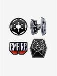 Star Wars Imperial Galactic Empire and Tie Fighter Enamel Pin Set, , hi-res