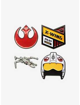 Star Wars Rebel Alliance and X-Wing Fighter Pin Set, , hi-res