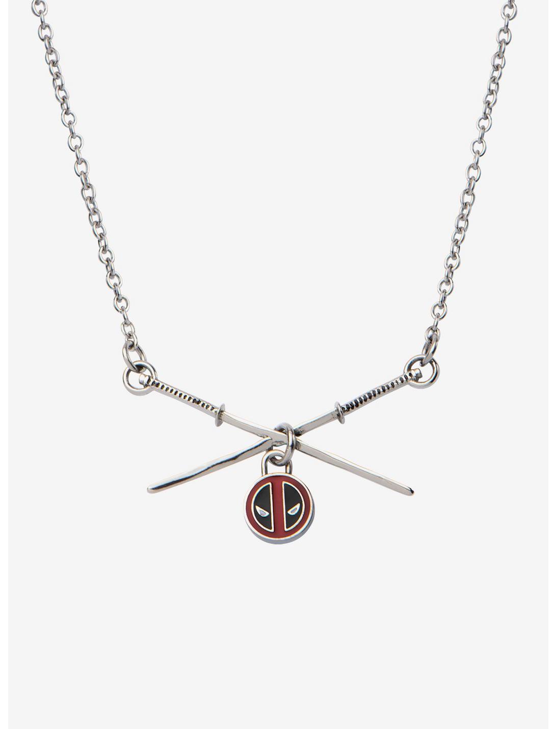 Marvel Deadpool Sword Logo Pendant Necklace, , hi-res