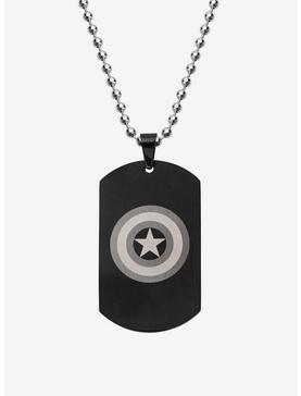 Marvel Stainless Steel Captain America Dog Tag Pendant, , hi-res
