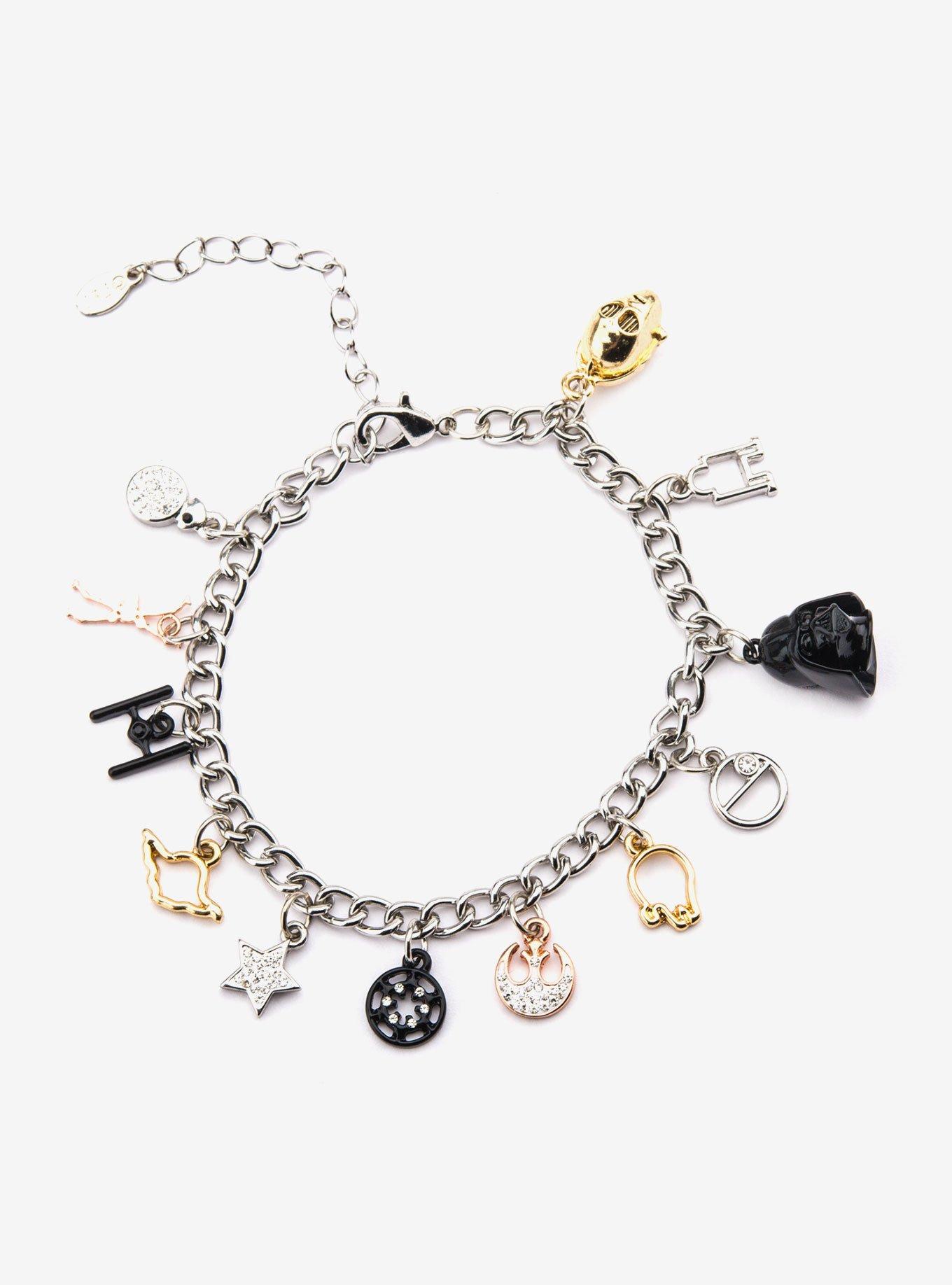 Star Wars Stainless Steel Charm Bracelets, , hi-res