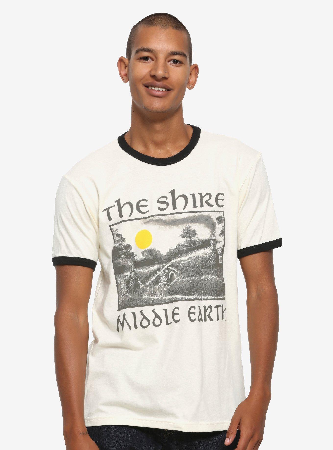The Lord of the Rings Shire Ringer T-Shirt - BoxLunch Exclusive, CREAM, hi-res
