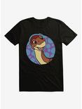 The Land Before Time Littlefoot Bubbles T-Shirt, BLACK, hi-res