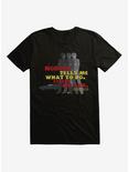 Knight Rider Nobody Tells Me What To Do T-Shirt, BLACK, hi-res