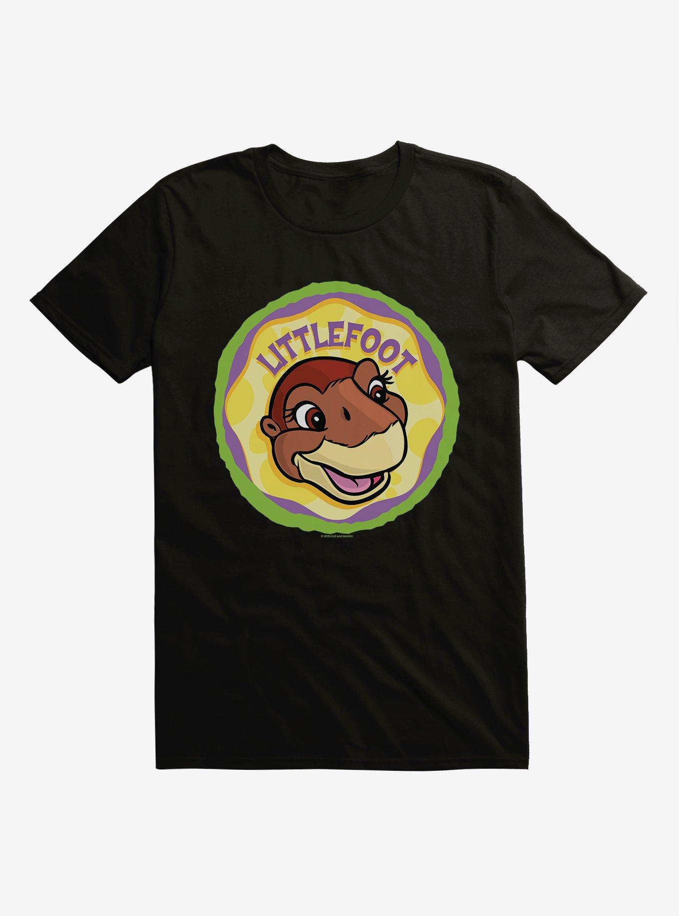 The Land Before Time Littlefoot Circle T-Shirt, BLACK, hi-res