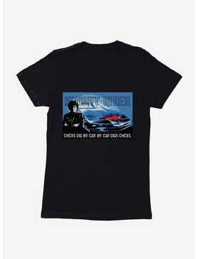 Knight Rider Chicks Dig My Car Womens T-Shirt, , hi-res