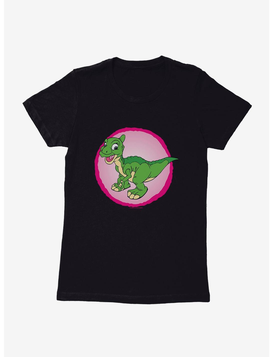 The Land Before Time Ducky Character Womens T-Shirt, BLACK, hi-res