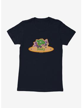The Land Before Time Ducky Name Sign Womens T-Shirt, MIDNIGHT NAVY, hi-res
