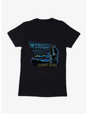 Knight Rider What Happens In The Backseat Womens T-Shirt, , hi-res