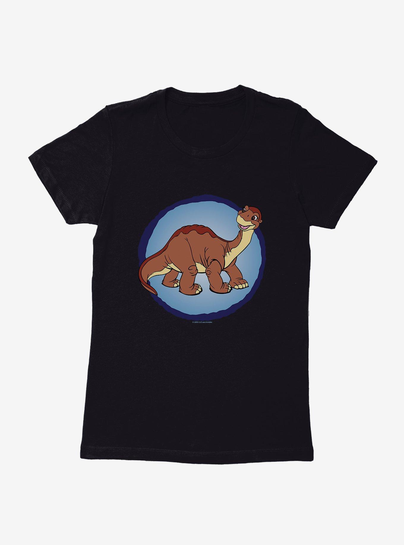 The Land Before Time Littlefoot Character Womens T-Shirt, BLACK, hi-res