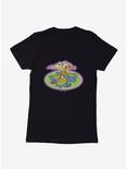 The Land Before Time Petrie Oval Womens T-Shirt, BLACK, hi-res