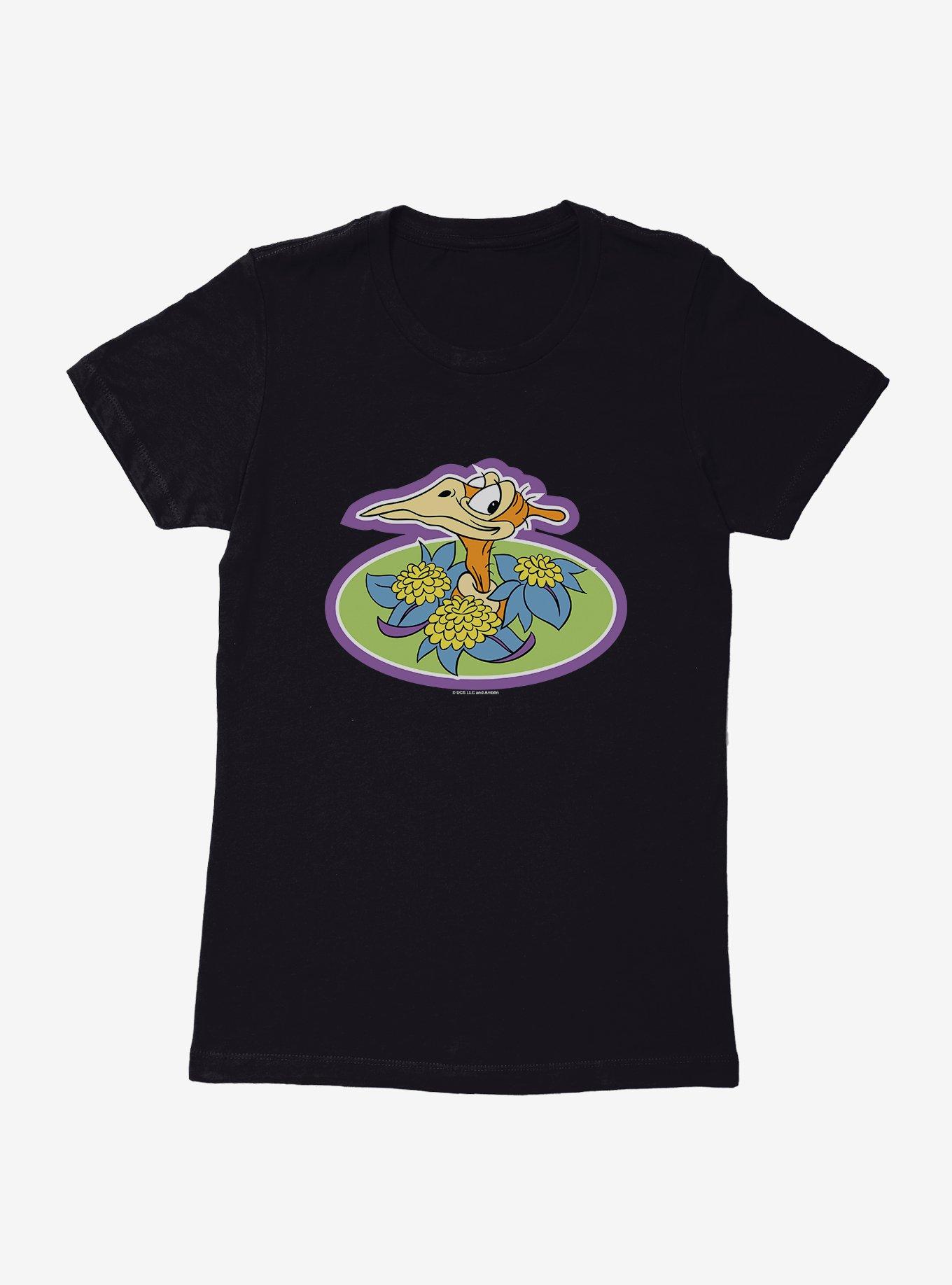 The Land Before Time Petrie Oval Womens T-Shirt, BLACK, hi-res