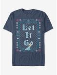 Disney Frozen Let It Go Ugly Sweater T-Shirt, NAVY HTR, hi-res