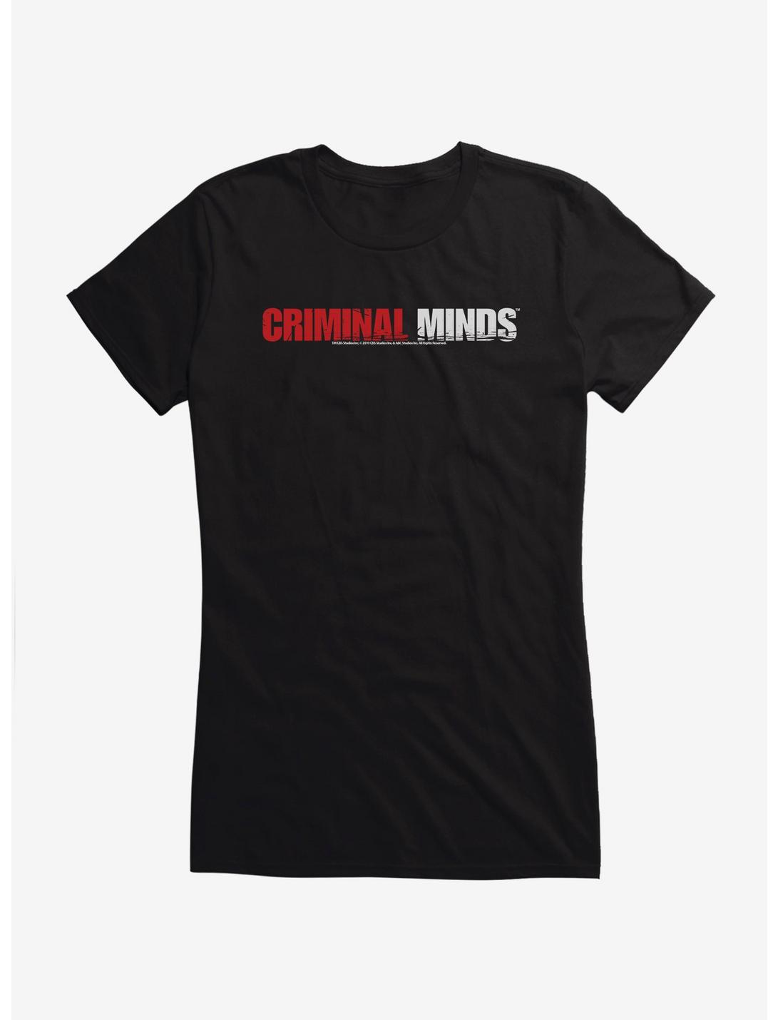 Criminal Minds  Logo Girls T-Shirt, BLACK, hi-res