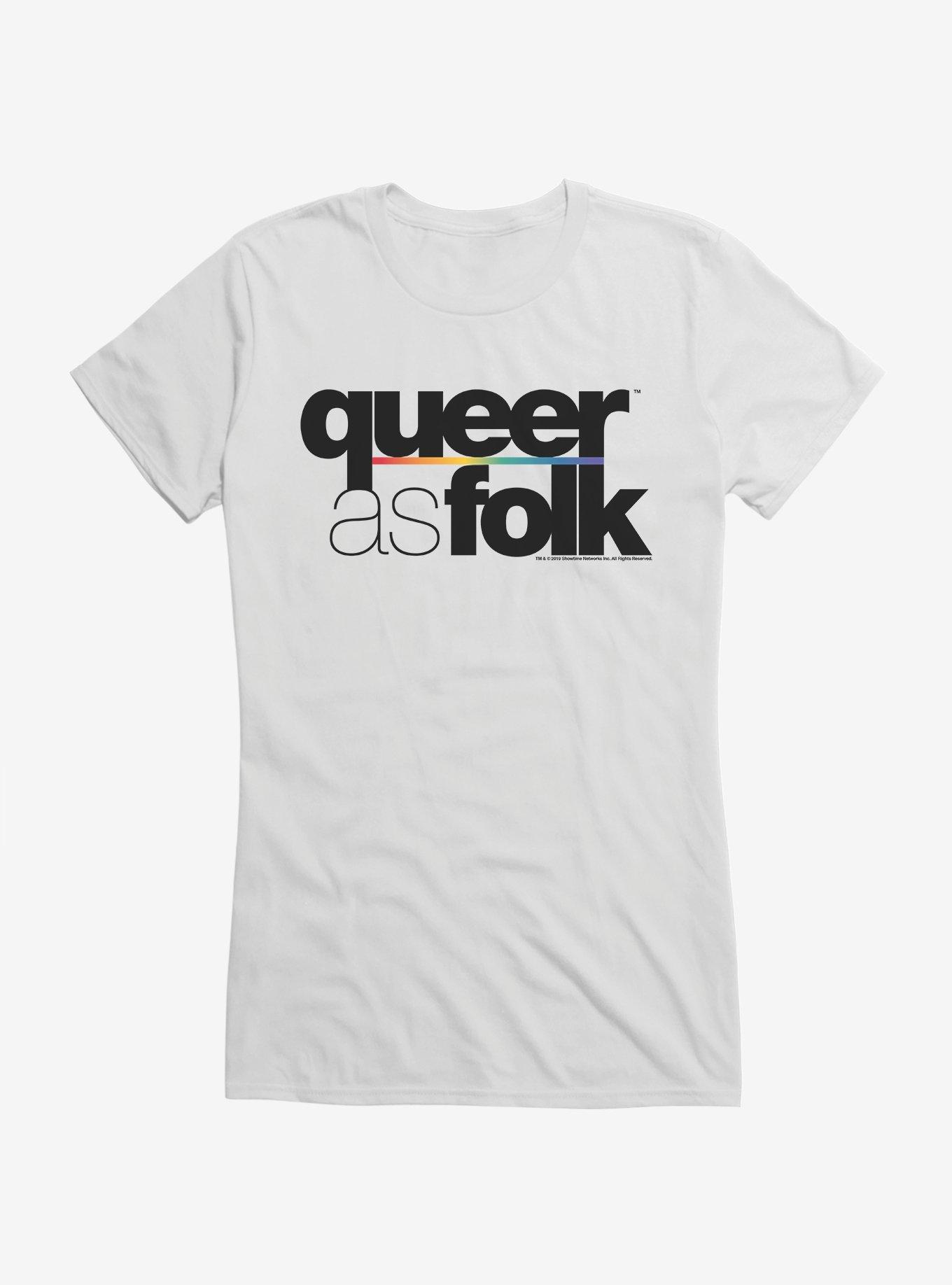 Queer As Folk Bold Classic Logo Girls T-Shirt, , hi-res