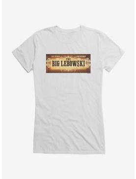 The Big Lebowski Logo Credits Girls T-Shirt, WHITE, hi-res