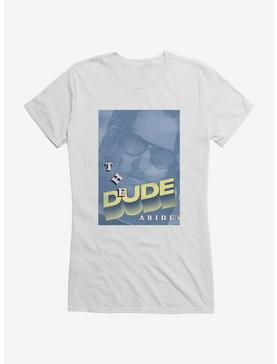 The Big Lebowski The Dude Abides Bold Girls T-Shirt, WHITE, hi-res