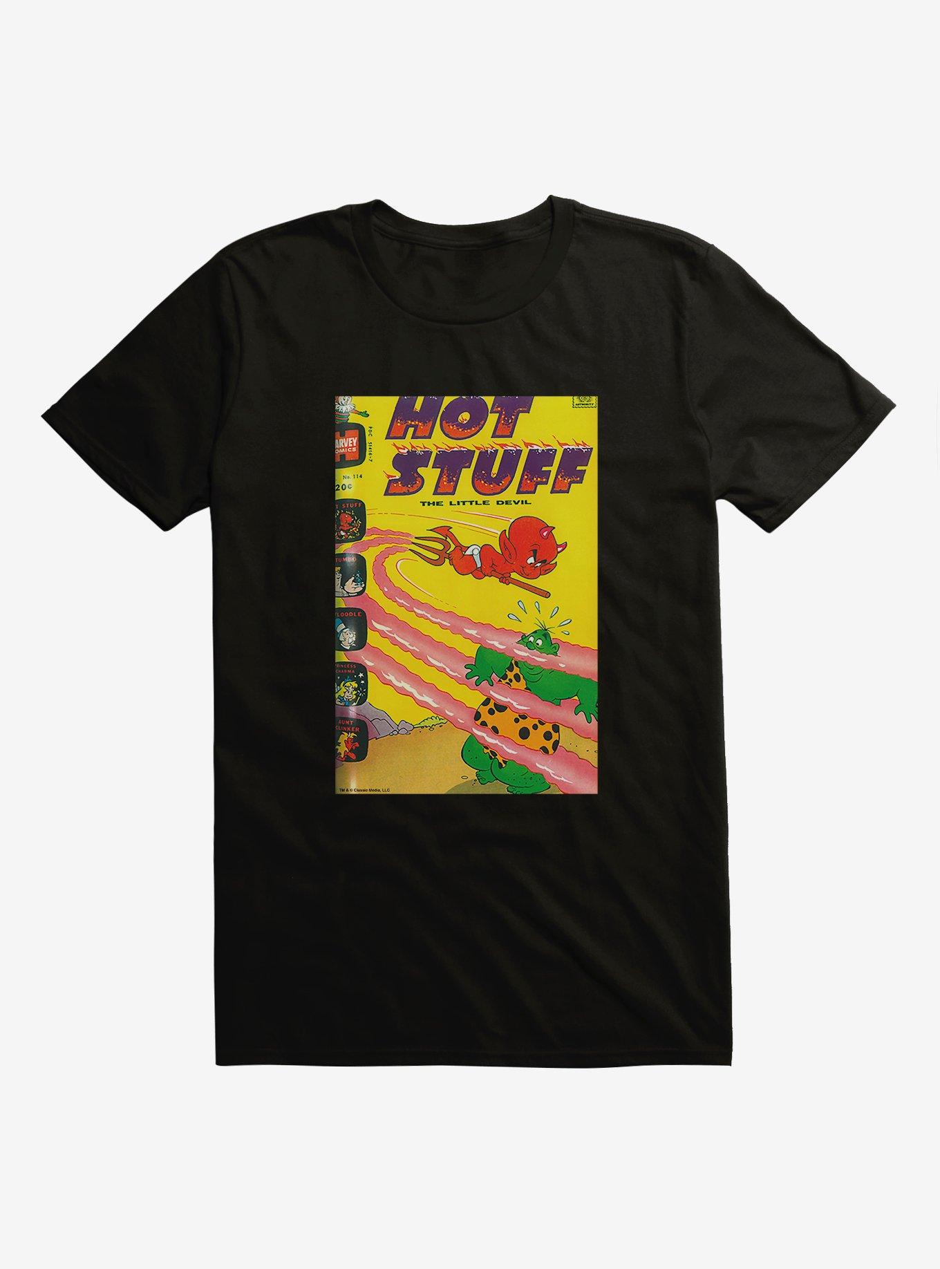 Hot Stuff The Little Devil Flying Away Comic Cover T-Shirt | BoxLunch