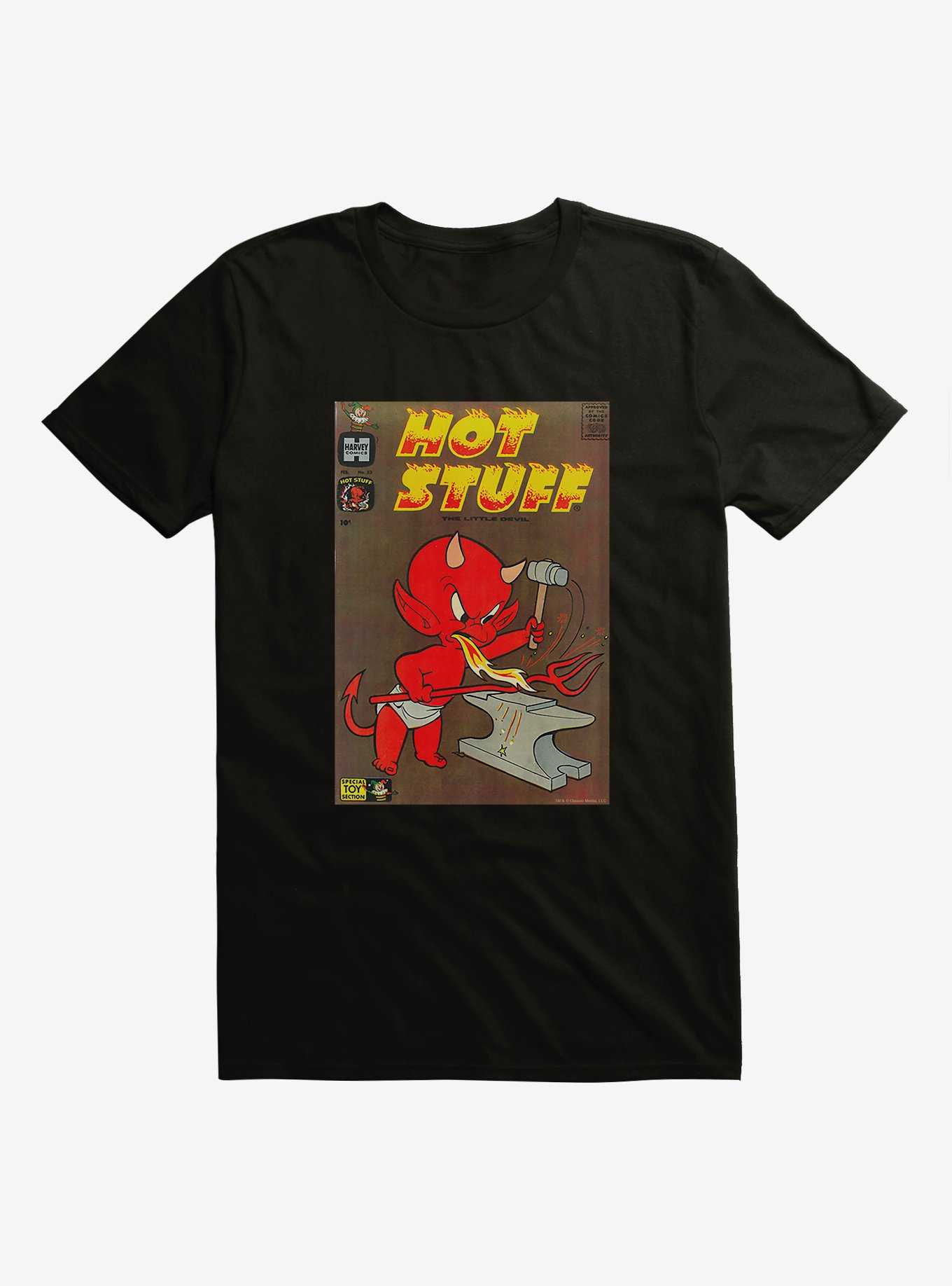 Hot Stuff The Little Devil Iron Forge Comic Cover T-Shirt, , hi-res