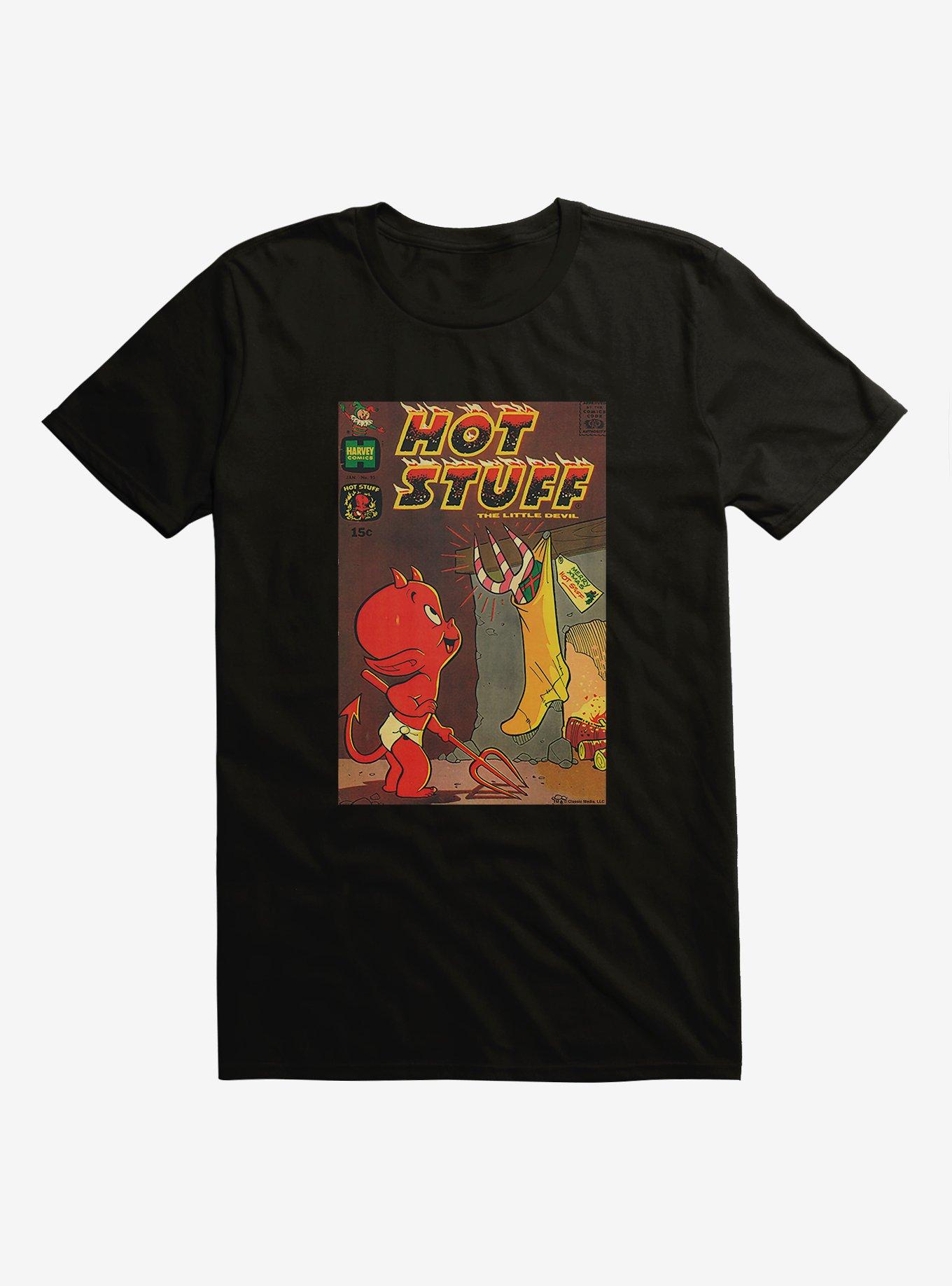 Hot Stuff The Little Devil Merry Xmas Comic Cover T-Shirt | BoxLunch
