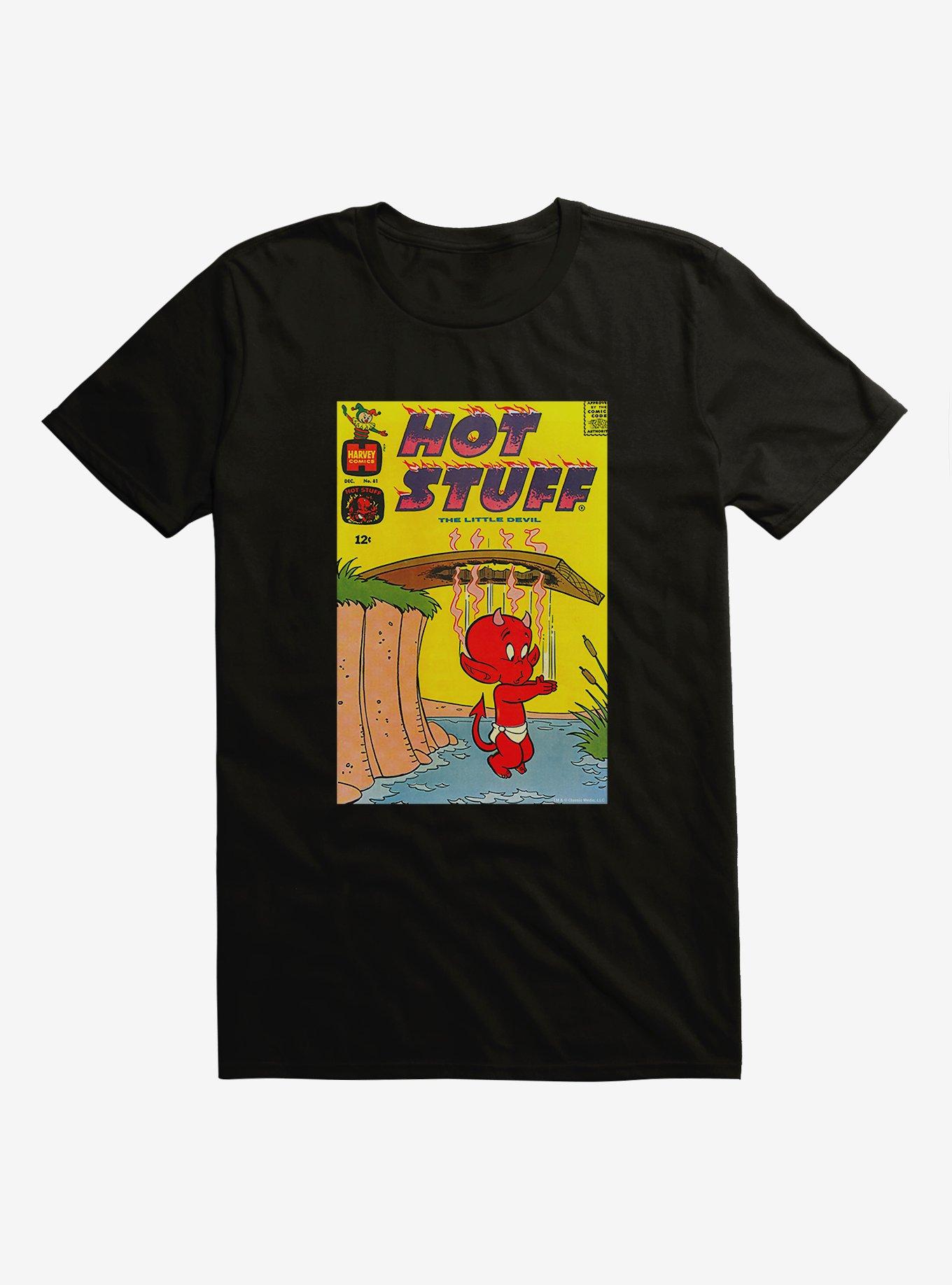 Hot Stuff The Little Devil Diving Comic Cover T-Shirt, , hi-res