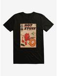 Hot Stuff The Little Devil Playing Around Comic Cover T-Shirt, BLACK, hi-res