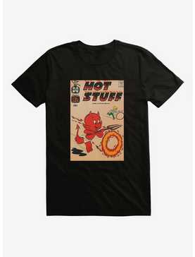 Hot Stuff The Little Devil Playing Around Comic Cover T-Shirt, , hi-res